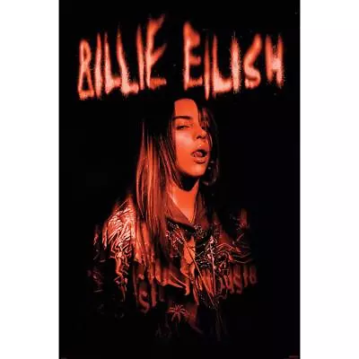 Buy Billie Eilish Sparks Poster Rolled Maxi Gloss Paper High Res Official Merch • 7.99£