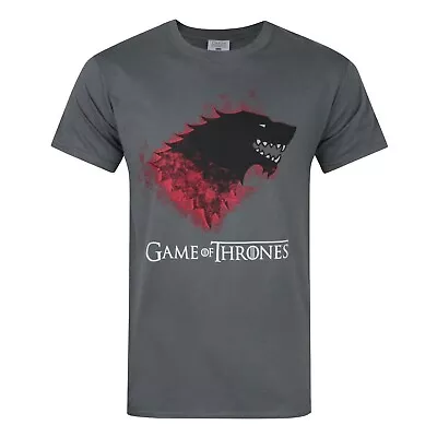 Buy Game Of Thrones Mens Bloody Direwolf Stark T-Shirt NS5563 • 16.69£