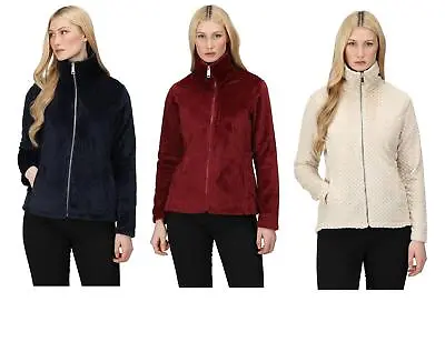 Buy Regatta Womens Heloise Mock Neck Full Zip Fleece Jacket 2 Pockets 10 To 26 • 24.99£