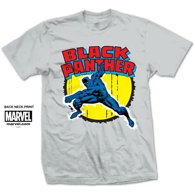 Buy Marvel Comics Black Panther Medium Mens Grey T-shirt Avengers Civil War Official • 9.95£