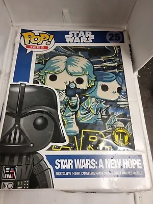 Buy Funko POP! TEES Star Wars T-Shirt Large Hot Topic Exclusive 25 New • 14.99£