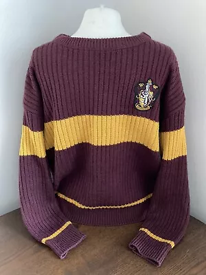 Buy Small 44  Chest Harry Potter Gryffindor Quidditch Christmas Xmas Jumper Sweater • 19.99£