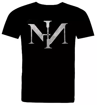 Buy NIN Sin Logo. Metallic Graphite Print. Black Cotton T Shirt Like Nine Inch Nails • 13£