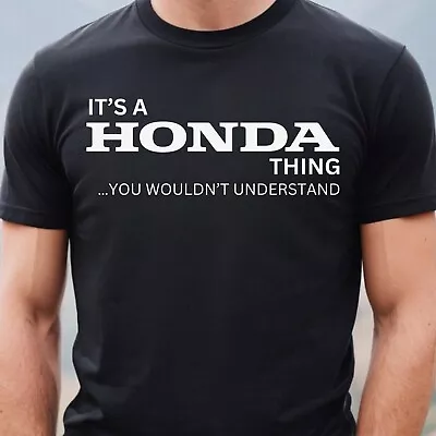 Buy Mens Funny Honda Motorcycle Car T Shirt Biker Top Gift Motorcycle Shirt • 13.99£