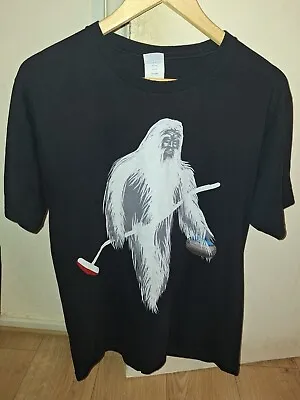 Buy Mens  Graphic T Shirt Black Chewbacca Sasquatch  Size: Medium  • 8£
