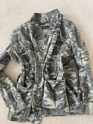 Buy Marks And Spencer Camouflage Jacket - Size 12 • 10£