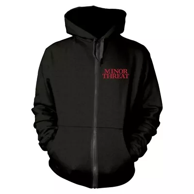 Buy MINOR THREAT - OUT OF STEP BLACK (FOTL) Hooded Sweatshirt With Zip Large • 54.71£