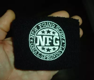 Buy NFG New Found Glory Coral Springs FL Sport Wrist SWEAT BAND Gym Tshirt Wristband • 16.06£
