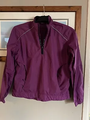 Buy Nike Clima Fit Jacket Ladies Purple Ptp 21” S/m  • 10£