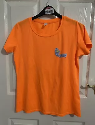 Buy Boys Orange Uv Tshirt Medium Size • 3£