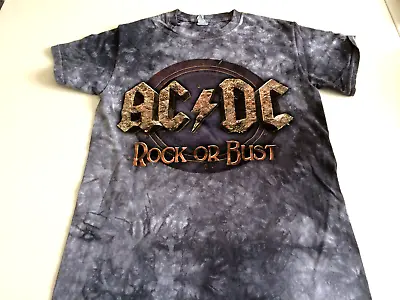 Buy AC/DC Rock Or Bust 2016 Tour T SHIRT Small Mens New • 4.99£