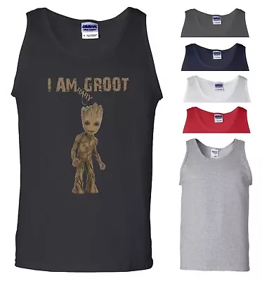 Buy I Am Baby Groot Vest Superhero Fans Funny Joke Birthday Xmas Gift Men Tank Top • 6.99£