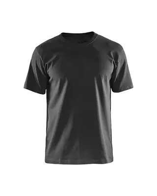 Buy Blaklader Mid-grey Men's Cotton Short-sleeve T-shirt #3525 • 12£