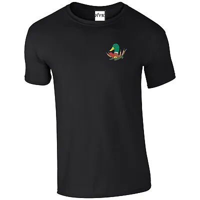 Buy Duck Hunting Embroidered T Shirt Pristine Finish Shooting • 12.45£