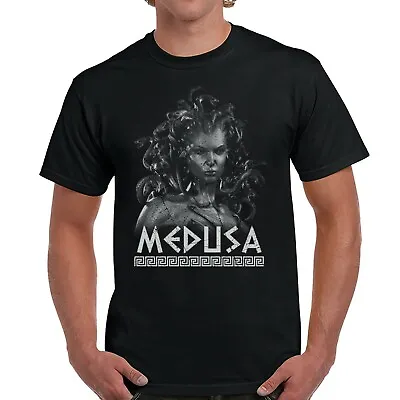 Buy Medusa T-Shirt The Cursed Priestess Mythology Myth's And Legend's T-Shirts • 14.99£
