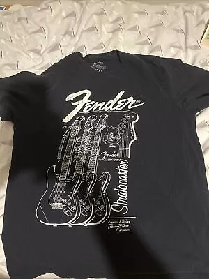 Buy RARE Fender T-shirt L Stratocaster • 14.99£