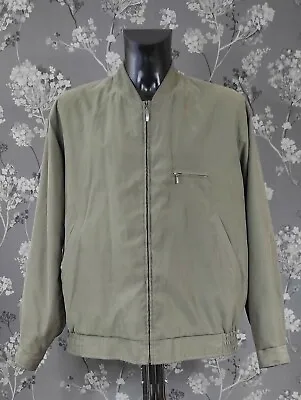 Buy Luhta Vintage 90's Men's Khaki Green Bomber Pilot Jacket. Size Xl, Eu 52 • 24£