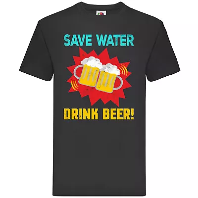 Buy Save Water Drink Beer T-shirt • 14.99£