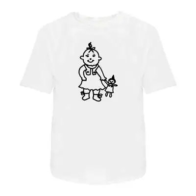 Buy 'Toddler With Doll' Men's / Women's Cotton T-Shirts (TA036901) • 11.89£