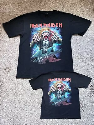 Buy Iron Maiden T-Shirt - Size L - Heavy Metal Guitar Eddie - Judas Priest Motorhead • 12.99£