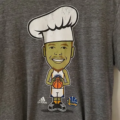 Buy Stephen Curry Adidas Chef T Shirt Large - Rare Nba Merch - Golden State Warriors • 16.99£