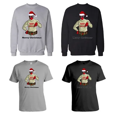 Buy Christmas Jumper 2023 Holiday Deadpool Merry Chimichanga  Sweatshirt / T-Shirt • 9.99£