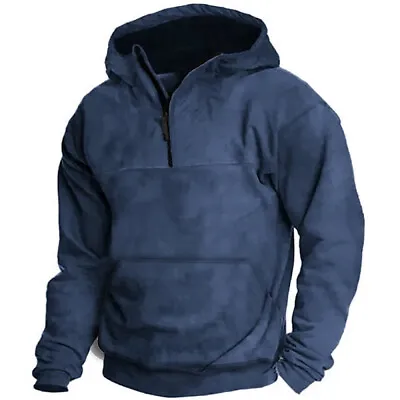 Buy Men's Hooded Sweatshirt Hoodies Sportwear Casual Sweater Pullover Coat Fashion • 23.92£