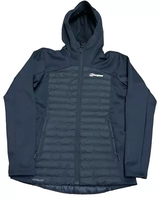 Buy Berghaus Women’s Black And Grey Hydroloft Full Zip Hoodie Jacket Size 12 • 44.99£