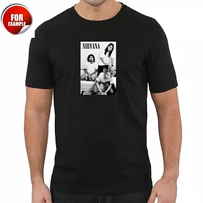 Buy Black T Shirt 3xl NIRVANA Both Side Print.Festival Tshirt.Party.Foo Fighters • 14.99£