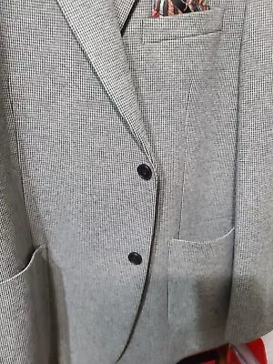 Buy Men's Smart Formal Sports Jacket, XXL New No Tags, Grey/black Houndstooth, • 35£