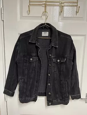 Buy Dark/ Black Denim Jacket Size XS • 5.28£