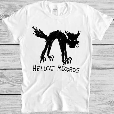 Buy Vinyl Records T Shirt Seattle Record Store Music Cat Hellcat Cool Tee M38 • 6.35£