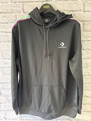 Buy CONVERSE 1/4 Zip Pullover Jacket Black Mens XL. New With Tags • 16.50£