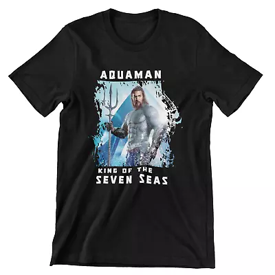 Buy Aquaman 2 Movie King Of The Seven Seas T-Shirt Lost Kingdom Mens Womens Shirt • 17.99£