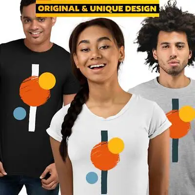 Buy Minimal Abstract T-ShirtColorful Art Print  Design Short Sleeve Round Neck Funny • 14.99£