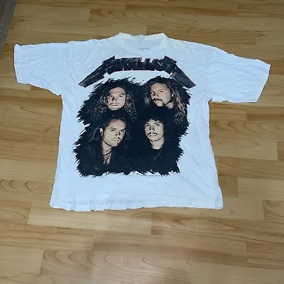 Buy METALLICA Tour T-shirt From G-Mex Manchester UK Black Album Tour Size XL RARE • 189£