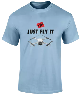 Buy DJI 'JUST FLY IT' T-Shirt, DJI MINI 4 Pro, Drone Unofficial *LOOK NEW* • 17.50£