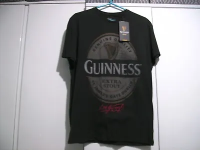 Buy Guinness Brown T-shirt Mans Size Large Offical Merchandise Brand New With Tags • 4.79£