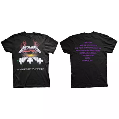 Buy Metallica Master Of Puppets Official Tee T-Shirt Mens • 17.13£