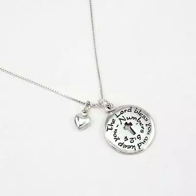 Buy The Lord God Bless You Necklace, Numbers 6 24, 6:24, Silver Christian Jewellery • 24.99£