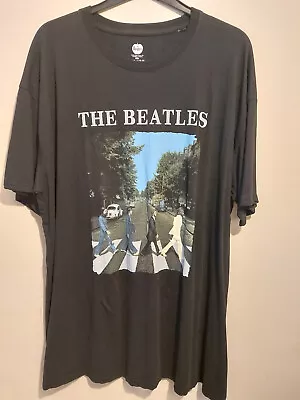 Buy The Beatles Abbey Road T Shirt OFFICIAL Logo Mens Black 5XL • 10£
