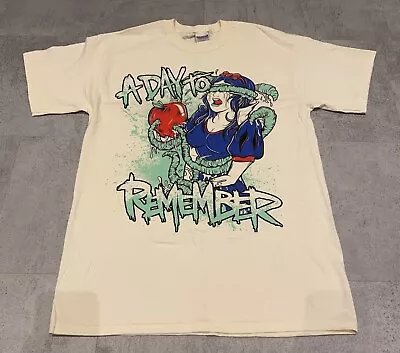 Buy A Day To Remember Bad Apple Snow White Inspired Disney T Shirt Cream Small • 19.99£