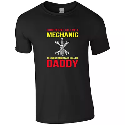 Buy Mechanic Daddy In  Funny T Shirt Pristine Print Fathers • 11.99£