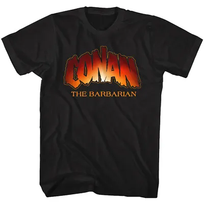 Buy Conan The Barbarian Classic Movie Bright Color Logo Men's T-Shirt • 38.94£