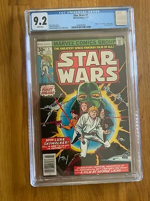 Buy Star Wars #1 - Marvel Comics - 1977 - Cgc 9.2 - First Edition - White Pages • 495£
