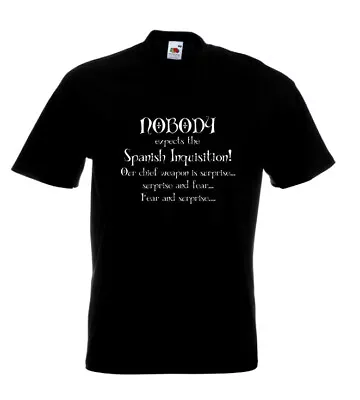 Buy Nobody Expects The Spanish Inquisition! T Shirt Monty Python • 14.95£