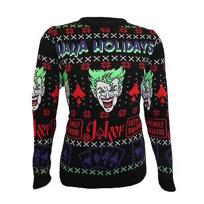 Buy DC Comics Joker - HaHa Holidays Unisex Knitted Jumper Small - Small  - K777z • 32.83£