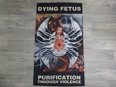 Buy Dying Fetus Flag Flagge Poster Death Metal Suffocation Despised Icon Death  • 25.69£