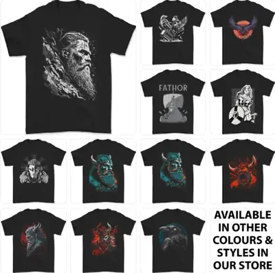 Buy Viking T-Shirt Mens Tshirt Tee Top 6 • 8.99£