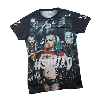 Buy Suicide Squad T Shirt Adult Small S Black Graphic Wavey Outdoors Cotton Mens • 8.39£